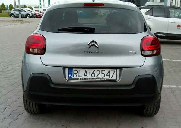 Citroen C3 cena 75900 przebieg: 2000, rok produkcji 2023 z Toszek małe 67